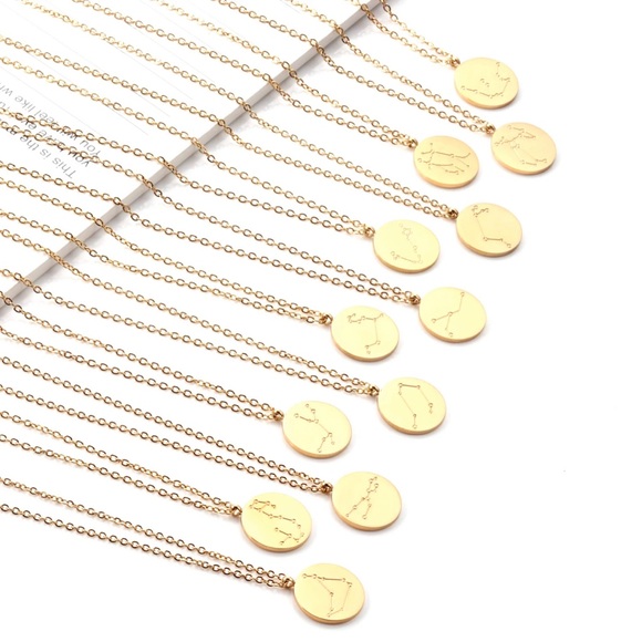 ✨Aquarius Constellation Engraved Necklace✨ - Picture 2 of 4